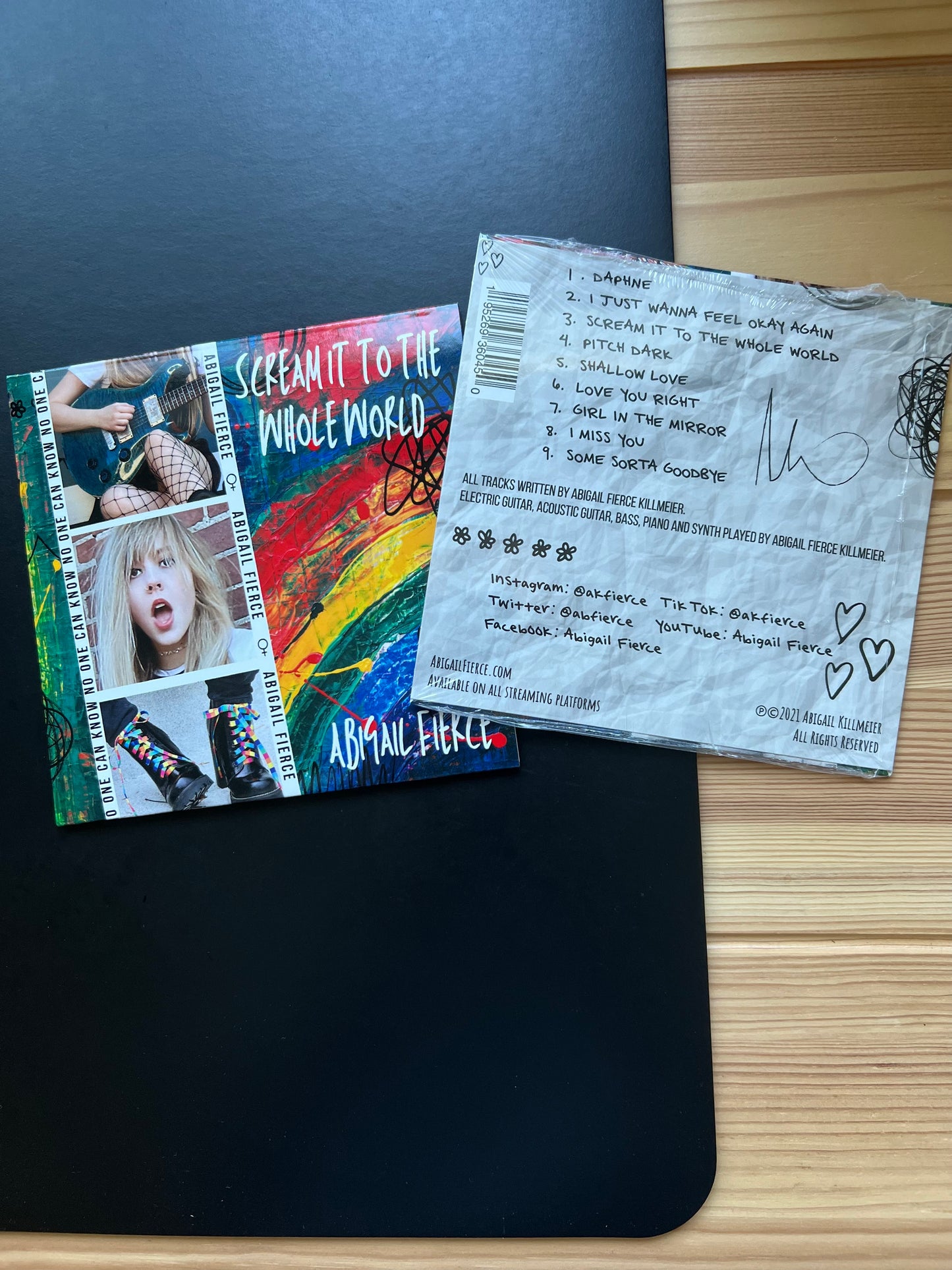 Abigail Fierce Physical CD (First 9 Released Tracks)